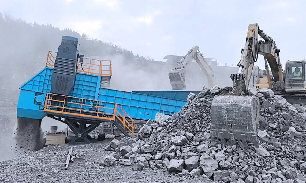 重慶某項目礦山開采現場